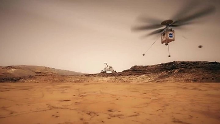 Éste es el helicóptero que la NASA quiere enviar a Marte 