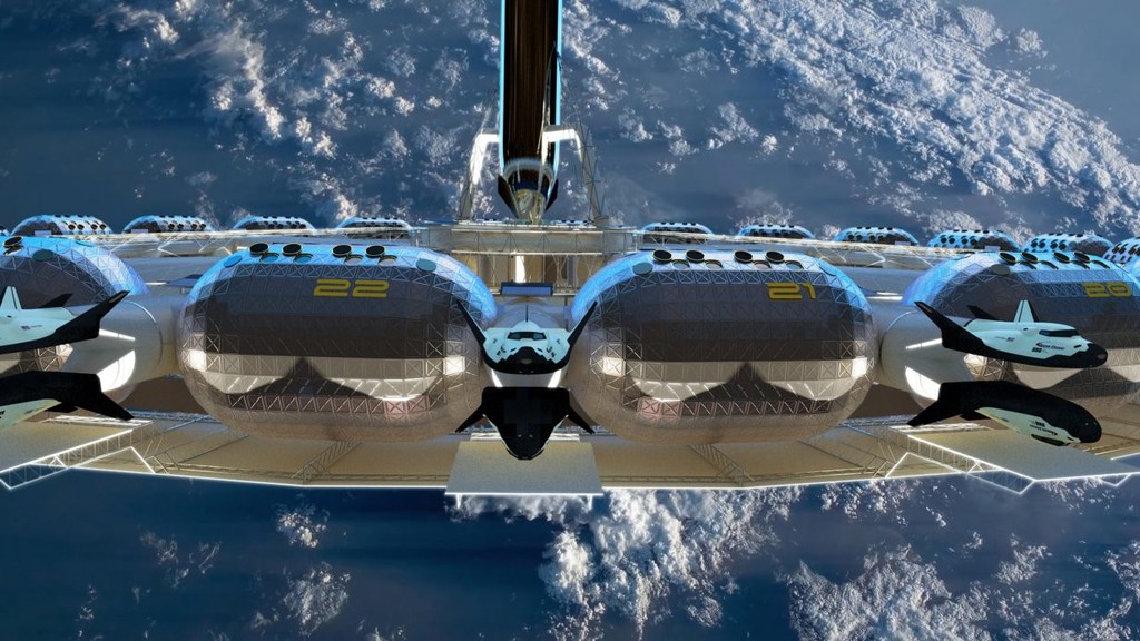 ¿Un hotel en órbita alrededor de la Tierra con gravedad artificial para el año 2025?