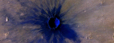 Este es el cráter que dejó un meteoro en la superficie de Marte