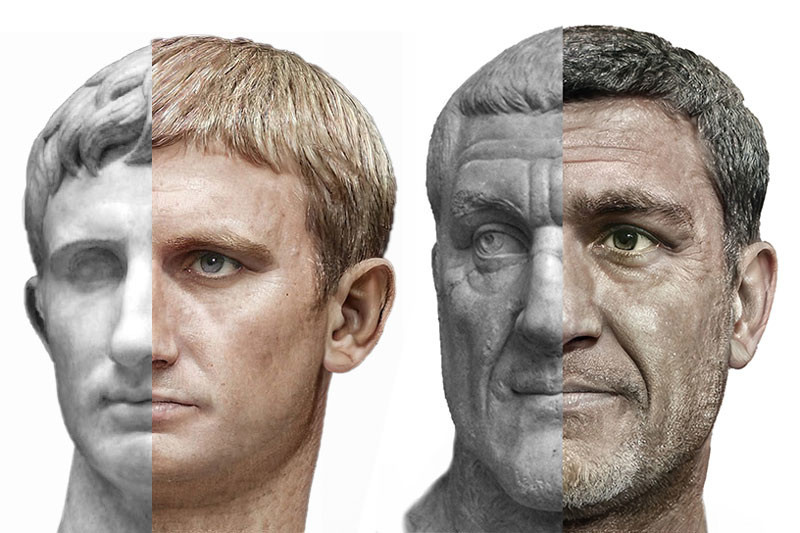 Estos retratos fotorrealistas de emperadores romanos han sido creados a partir de referencias históricas usando una red neuronal