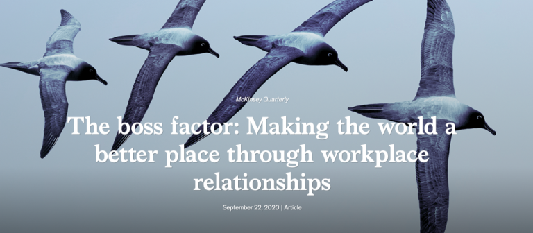 El factor jefe: hacer del mundo un lugar mejor a través de las relaciones laborales