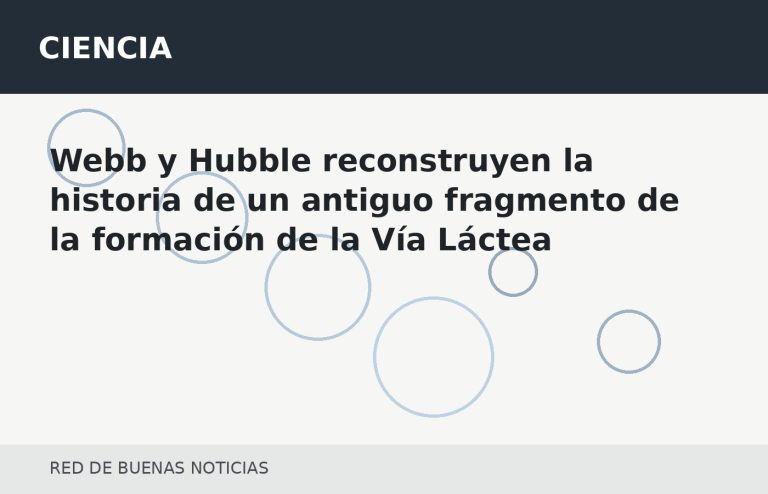 Webb y Hubble reconstruyen la historia de un antiguo fragmento de la formación de la Vía Láctea